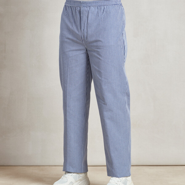 Premier Pull On Chef's Check Trousers Thumbnail